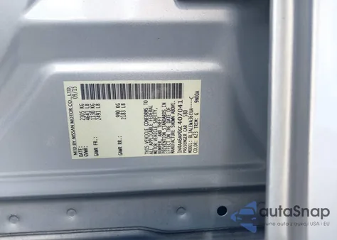 2016 Nissan Maxima 3.5 Sl из США, поврежденный, VIN 1N4AA6AP0GC407041